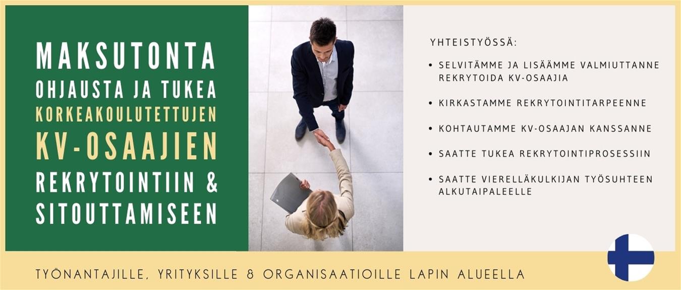 Tukea KV-osaajien rekrytointiin
