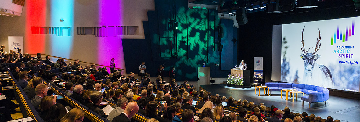 Rovaniemi Arctic Spirit -konferenssin verkkosivuille