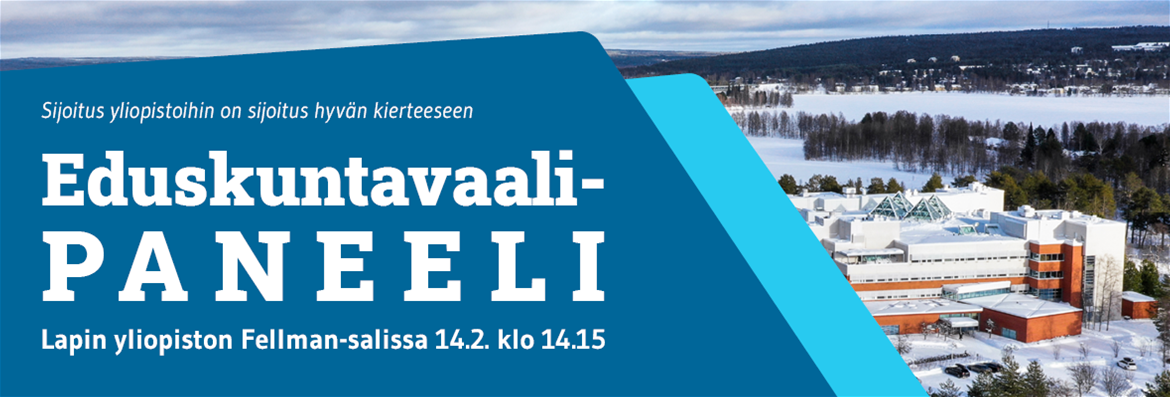 Eduskuntavaalipaneeli Lapin yliopistolla