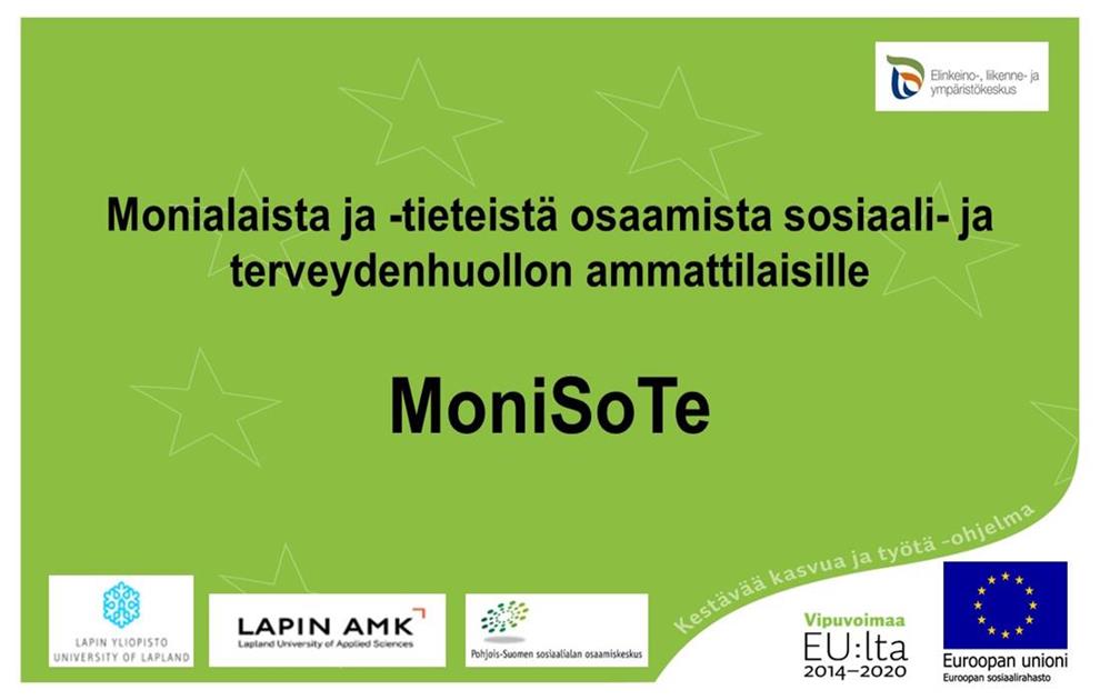 Monialaista ja -tieteistä osaamista sosiaali- ja terveydenhuollon ammattilaisille
