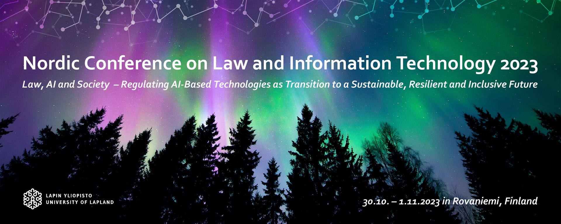Nordic Conference on Law and Information Technology 2023 event banner