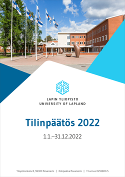 Lapin yliopiston tilinpäätös 2022, kansikuva