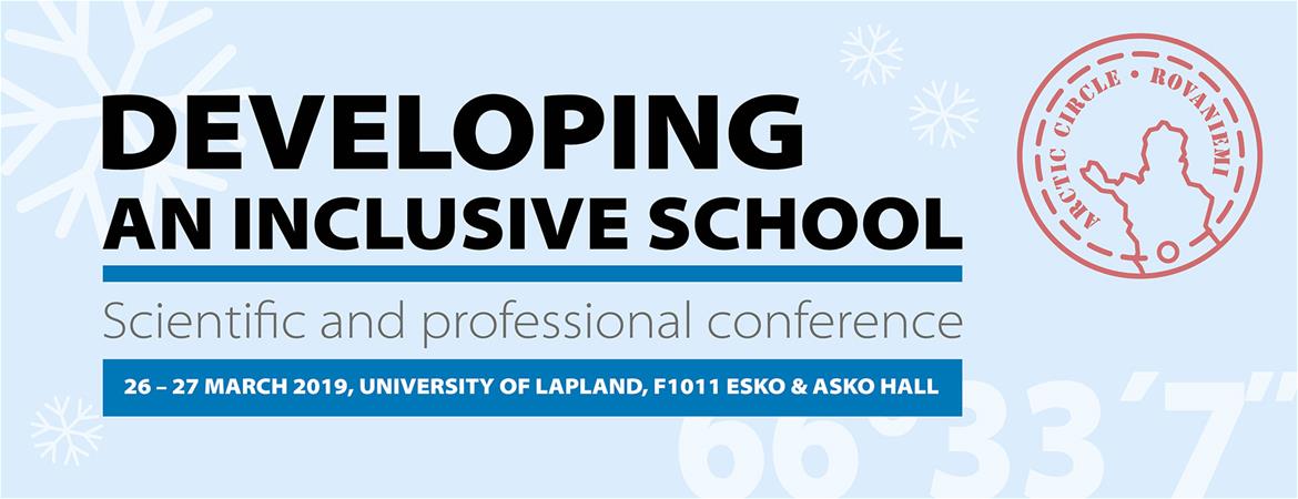 Conference: Developing an Inclusive School 26.-27.3.